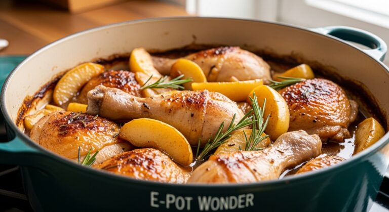 Apple Cider Chicken: A Sweet, Tangy, and Irresistible One-Pot Wonder