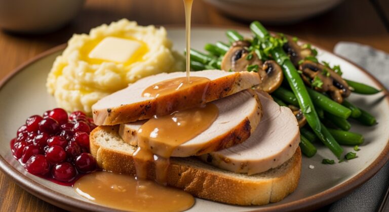 Open Faced Turkey Plate: A Hearty, Comforting Meal That Feels Like Home