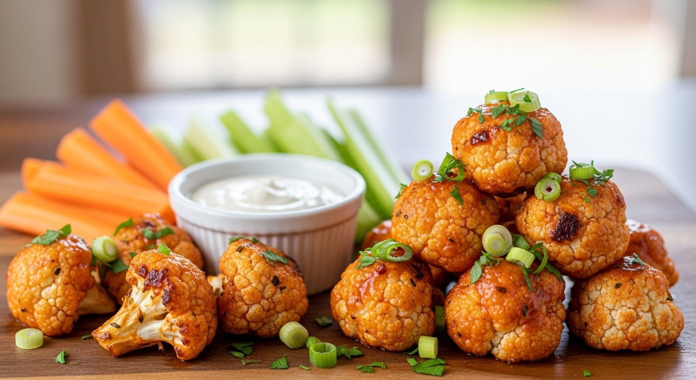 Keto Buffalo Cauliflower Bites – The Perfect Low-Carb Snack for Fiery Flavor