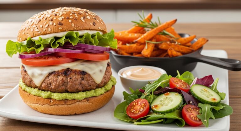 Turkey Burger Dinner: A Healthier, Flavorful Alternative to Beef