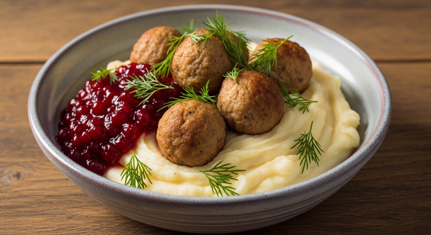 Stockholm Meatball Bowl: A Hearty Swedish-Inspired Comfort Dish