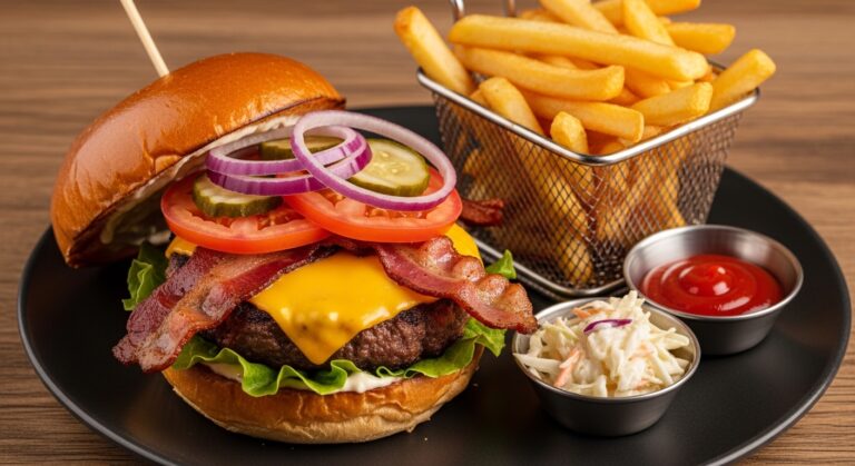 Bacon Cheeseburger Plate: The Ultimate Comfort Food Experience