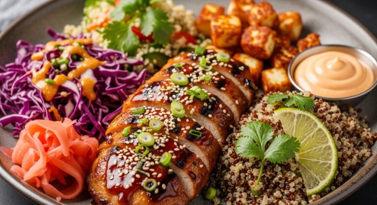Teriyaki Chicken Fusion Plate: A Bold, Flavor-Packed Twist on a Classic Favorite