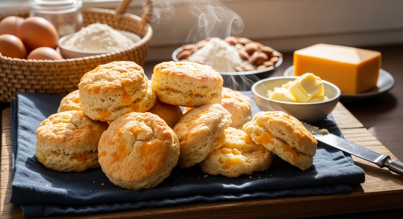 Keto Cheddar Biscuits: The Perfect Low-Carb Comfort Food