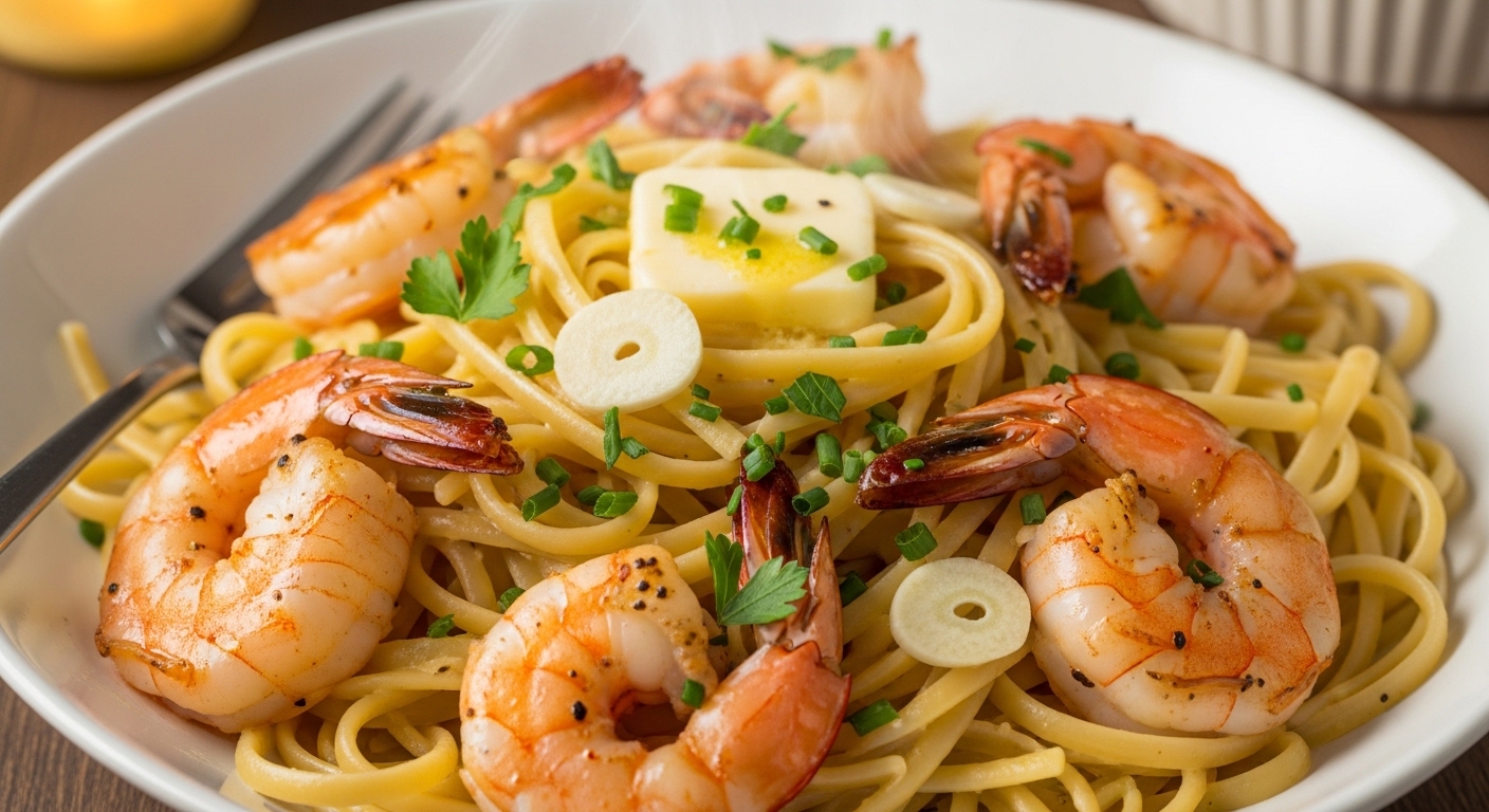 Garlic Butter Shrimp Pasta: A Creamy, Restaurant-Style Comfort Dish You Can Make at Home