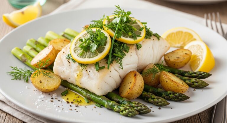 Lemon Herb Cod Dinner: A Bright, Flavorful Seafood Meal That’s Easy to Make