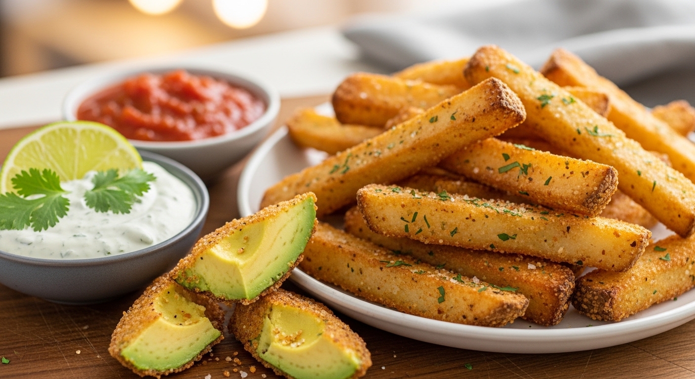 Keto Avocado Fries: A Crispy, Low-Carb Twist on a Classic Snack