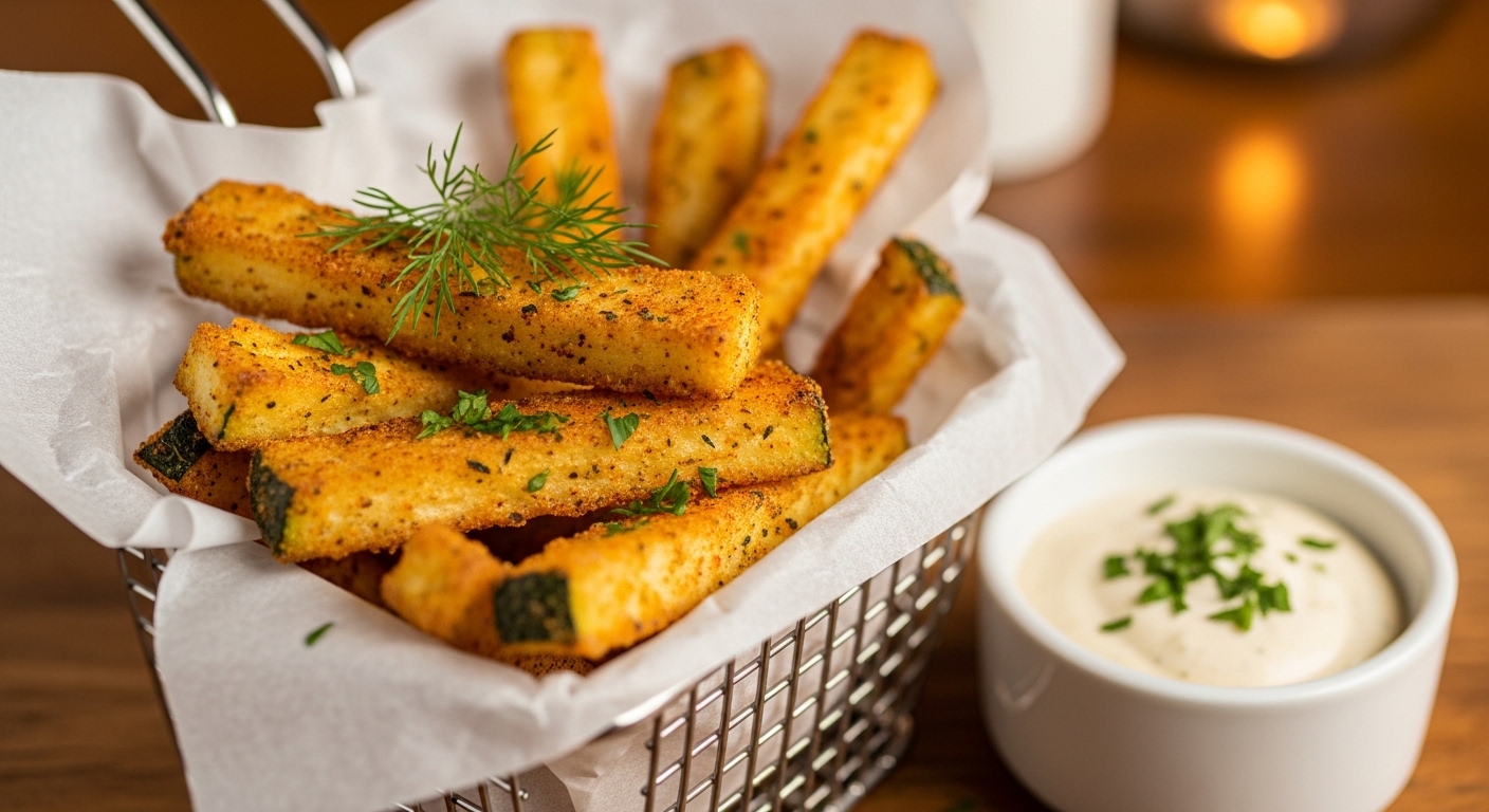 Keto Zucchini Fries: The Perfect Low-Carb Crunchy Snack