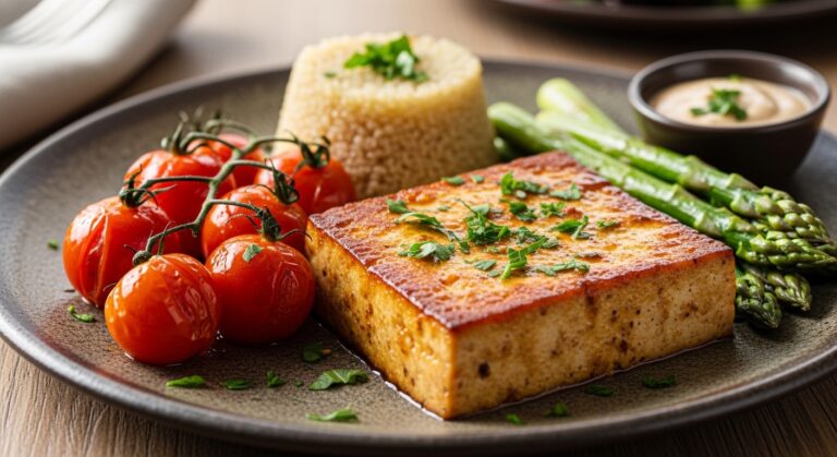 Marinated Tofu Steak Plate: A Hearty, Flavor-Packed Plant-Based Delight