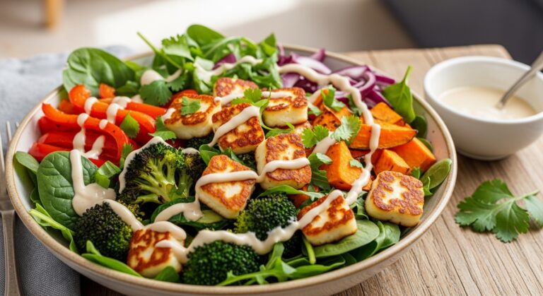 Halloumi Veg Bowl: A Crispy, Creamy Delight That’s Perfect for Lunch or Dinner