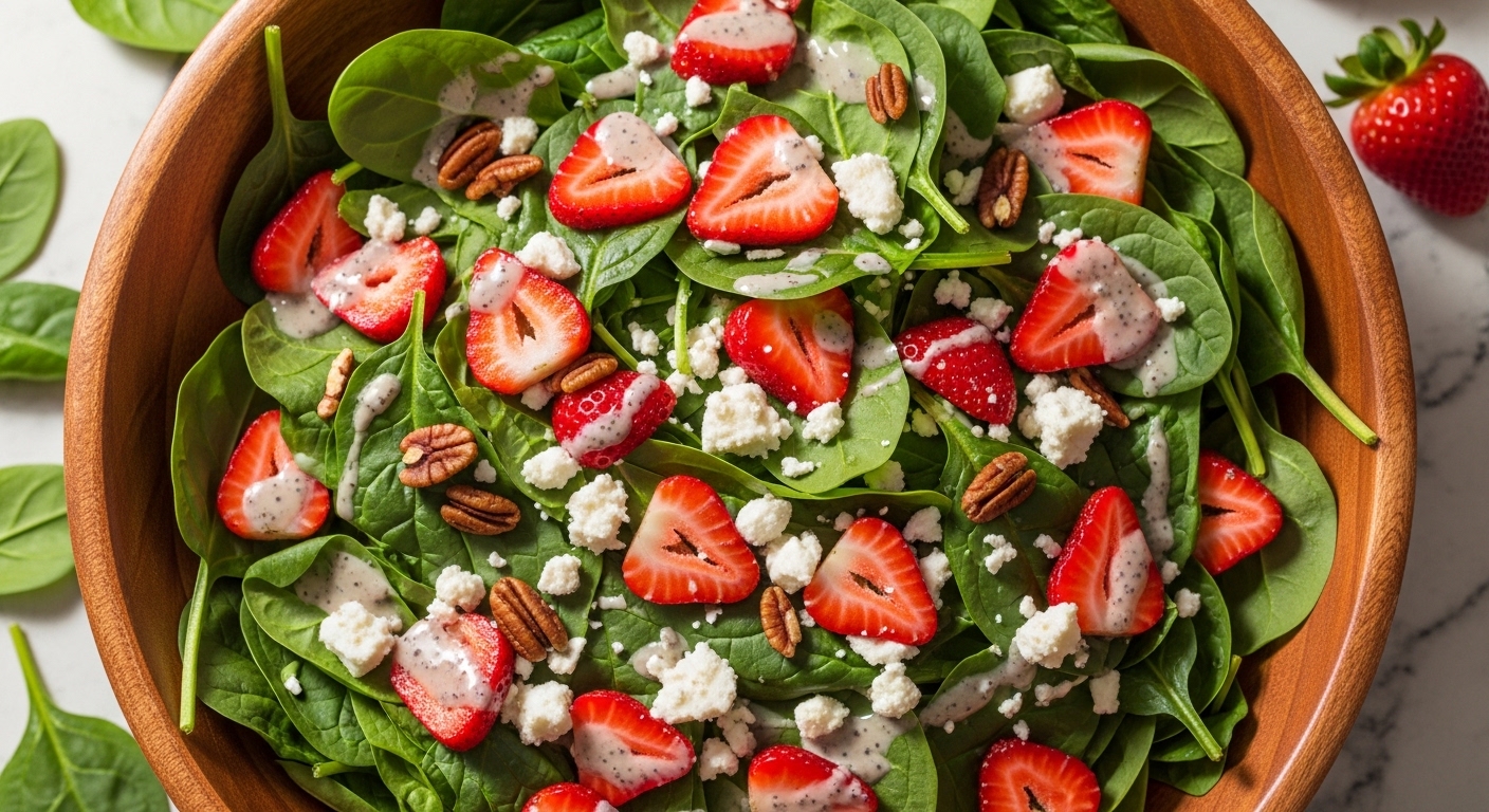 Keto Spinach Strawberry Salad: A Delicious Low-Carb Powerhouse