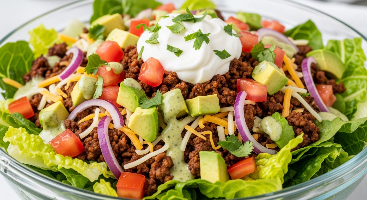 The Ultimate Guide to Keto Taco Lettuce Salad: A Low-Carb Delight