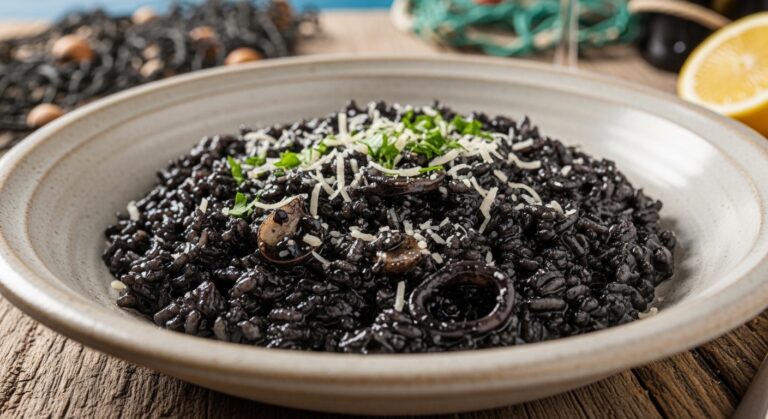 Croatian Black Risotto: A Taste of the Adriatic’s Dark Delight