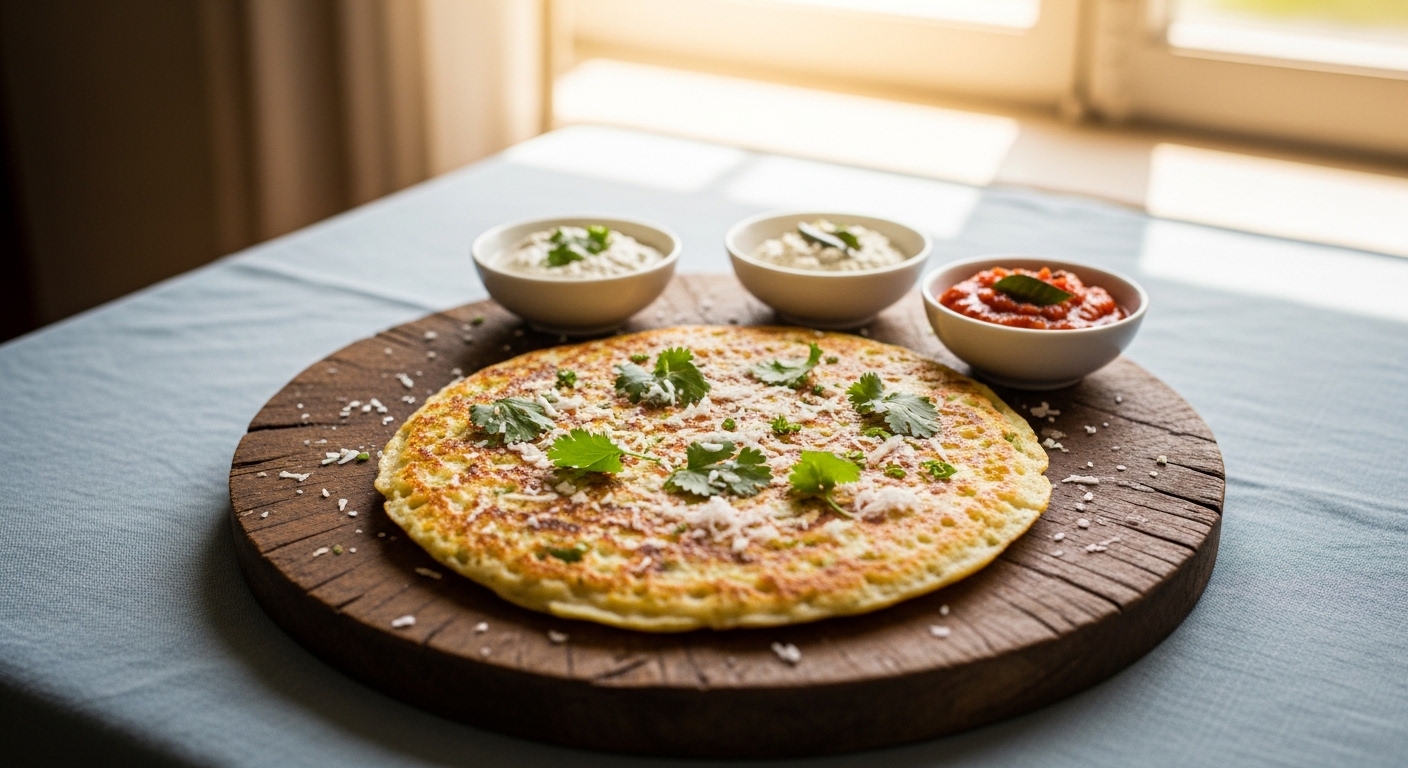 Keto Keto Uttapam: The Perfect Low-Carb South Indian Breakfast