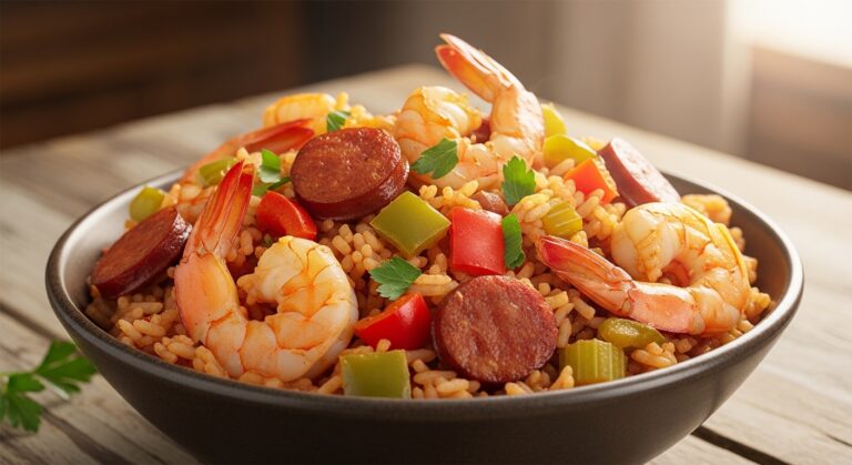 Shrimp Jambalaya Bowl: A Hearty, One-Pot Creole Classic