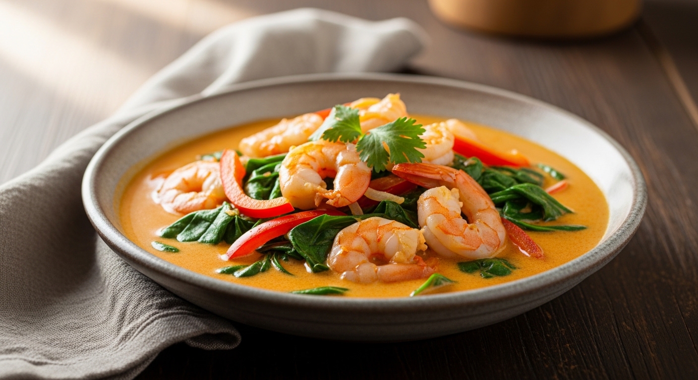 Keto Shrimp Coconut Curry: A Creamy, Low-Carb Delight