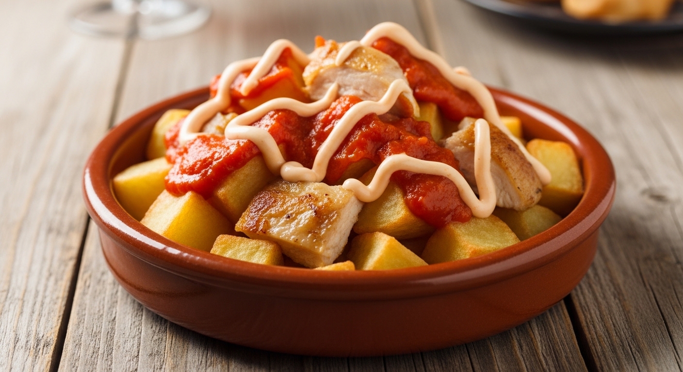 Patatas Bravas con Pollo: La Receta Perfecta de la Tapas Españolas