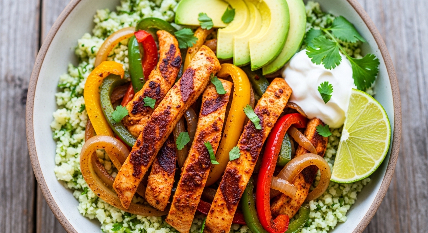 The Perfect Keto Chicken Fajita Bowl: A Flavorful, Low-Carb Meal That Satisfies Every Craving