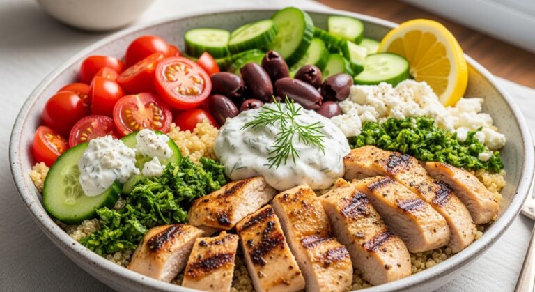 Athens Chicken Bowl: A Mediterranean-Inspired Delight You’ll Crave