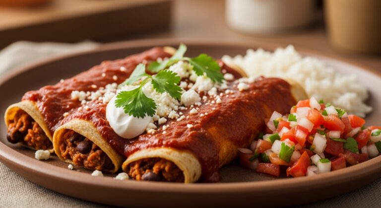 Black Bean Enchilada Plate: A Hearty, Flavor-Packed Comfort Dish You’ll Crave