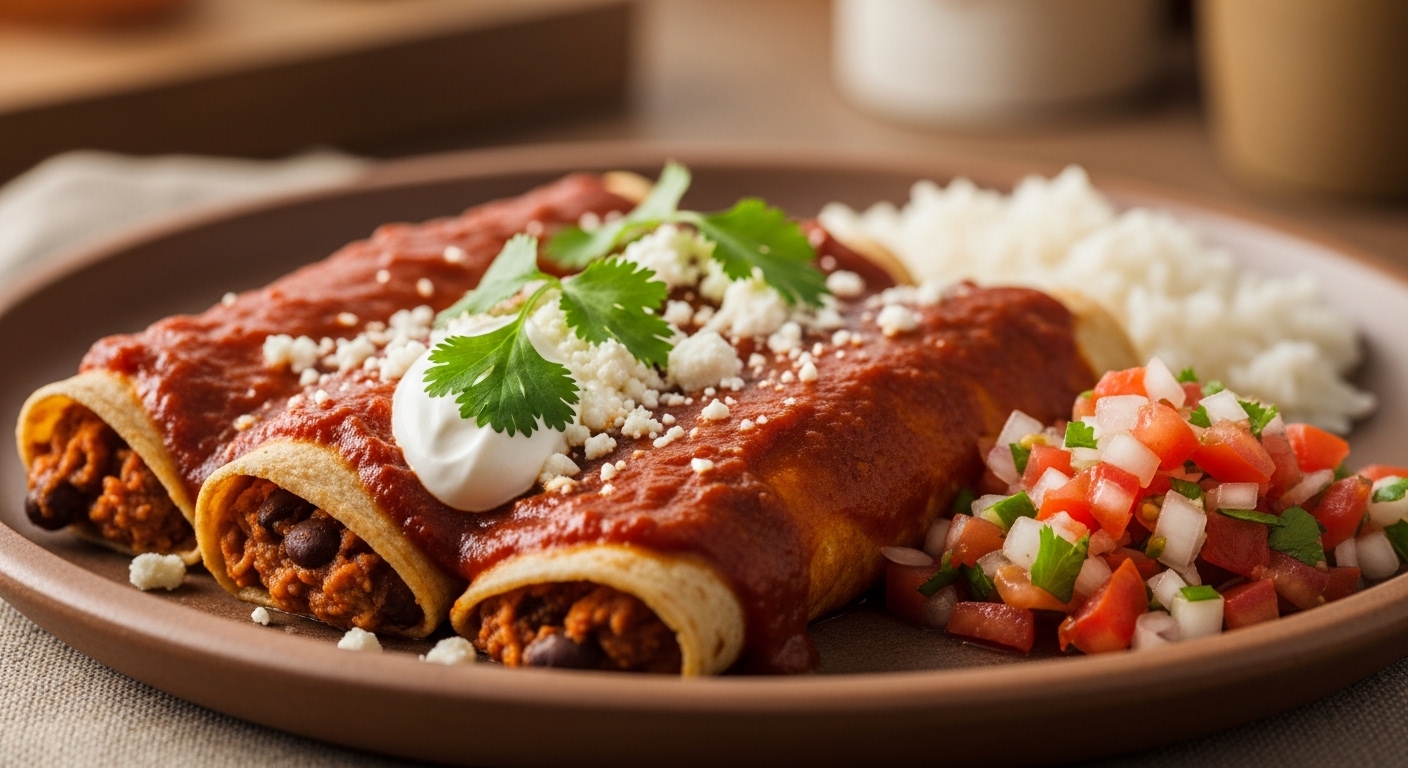 Black Bean Enchilada Plate: A Hearty, Flavor-Packed Comfort Dish You’ll Crave