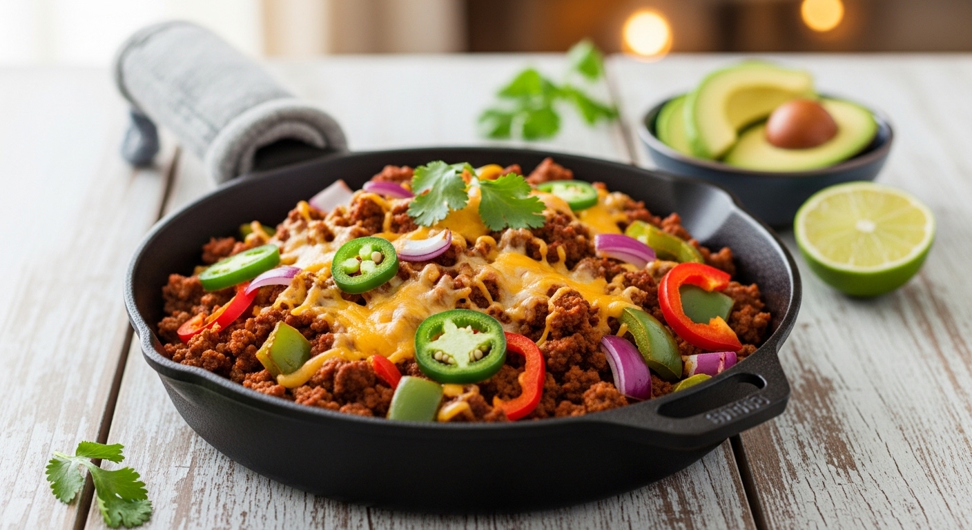 Keto Beef Taco Skillet: A Flavorful, Low-Carb Dinner Solution