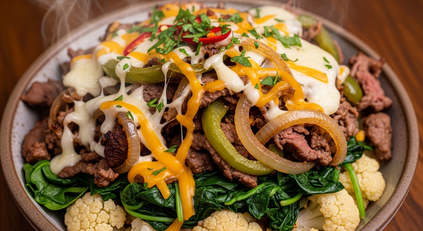 The Ultimate Keto Philly Cheesesteak Bowl: A Low-Carb Twist on a Classic Favorite