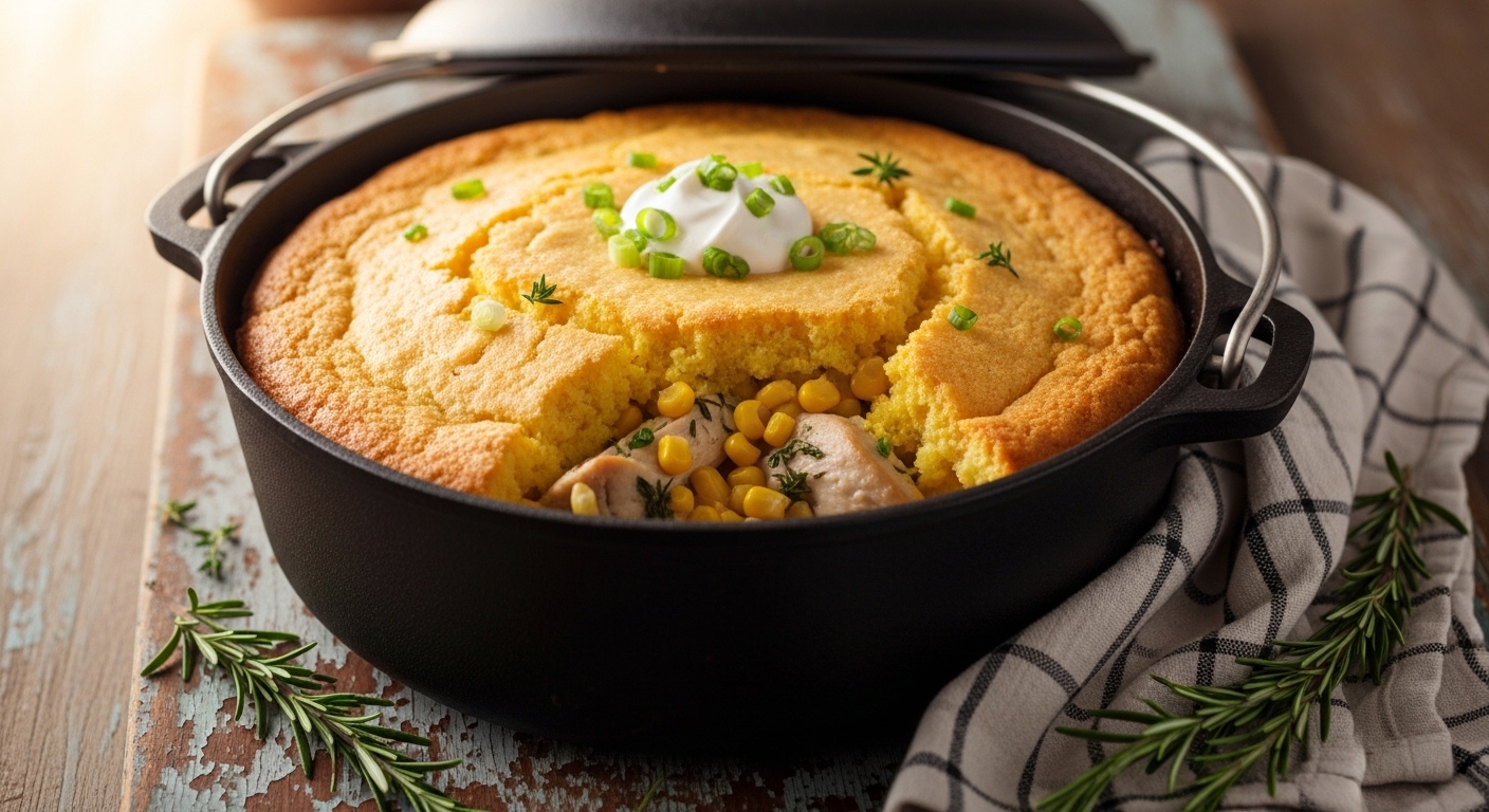 Chicken Cornbread Bake: A Hearty, Comforting One-Pot Wonder