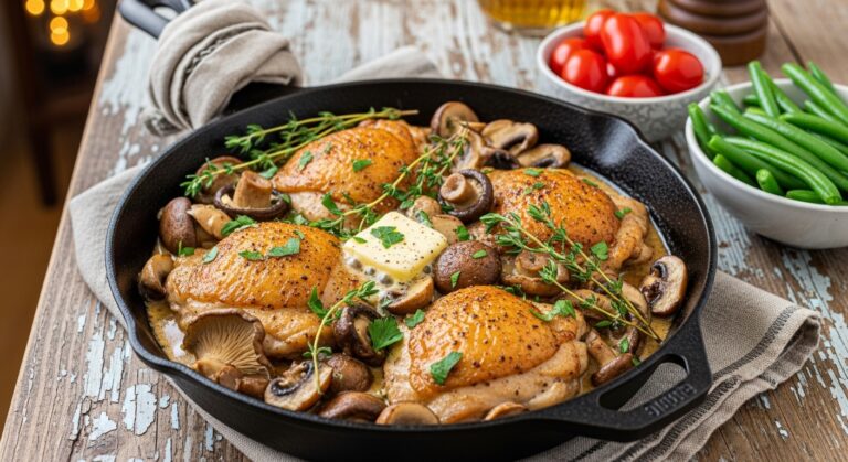 Keto Mushroom Chicken Skillet: A Flavorful Low-Carb Dinner Solution
