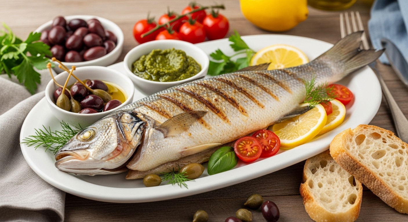 Mediterranean Grilled Sea Bass: A Fresh, Flavorful Delight