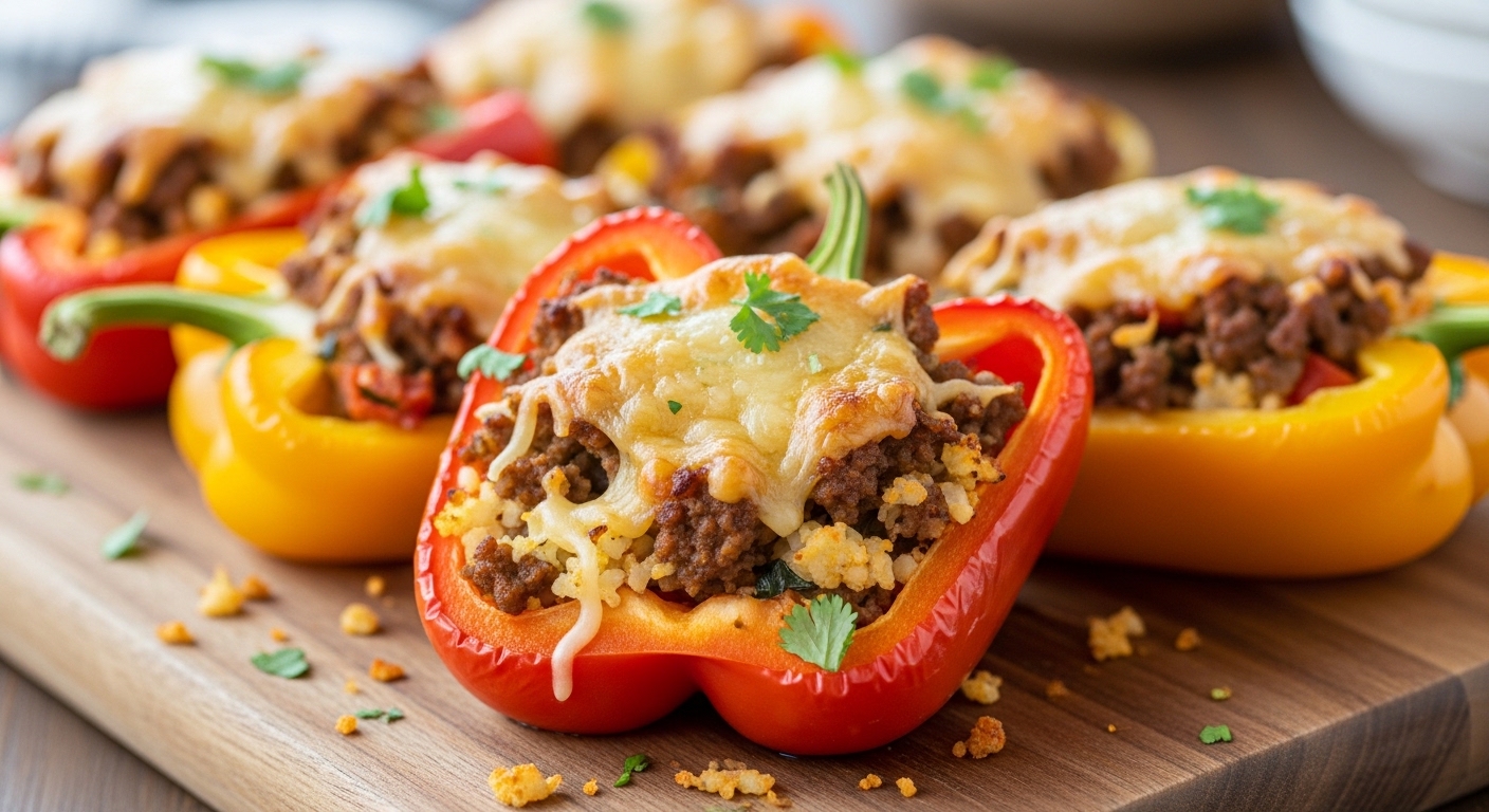 Keto Stuffed Bell Peppers: A Flavorful Low-Carb Meal