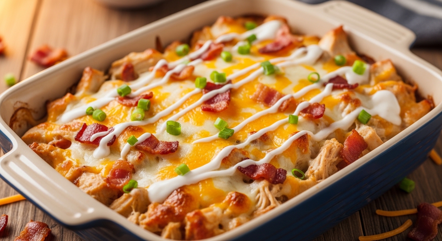 Keto Chicken Bacon Ranch Bake: The Ultimate Low-Carb Comfort Meal