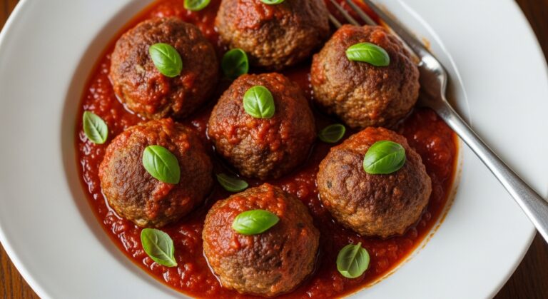 Keto Meatballs in Marinara – A Low-Carb Italian Classic That Hits the Spot