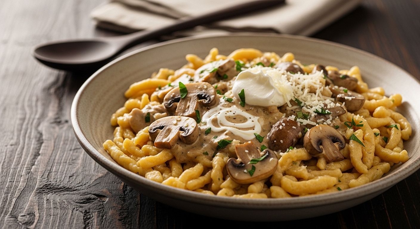 Spaetzle with Mushroom Sauce: A Creamy German Comfort Dish You’ll Crave