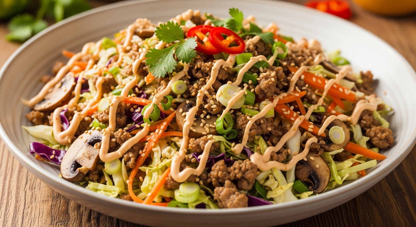 Keto Egg Roll in a Bowl: A Low-Carb Twist on a Classic Favorite