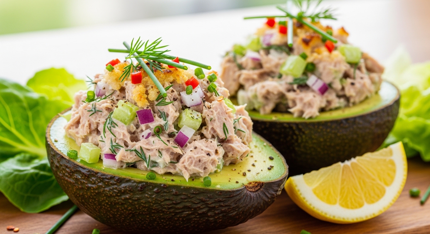 Keto Tuna Stuffed Avocados: A Quick, Creamy, and Low-Carb Delight