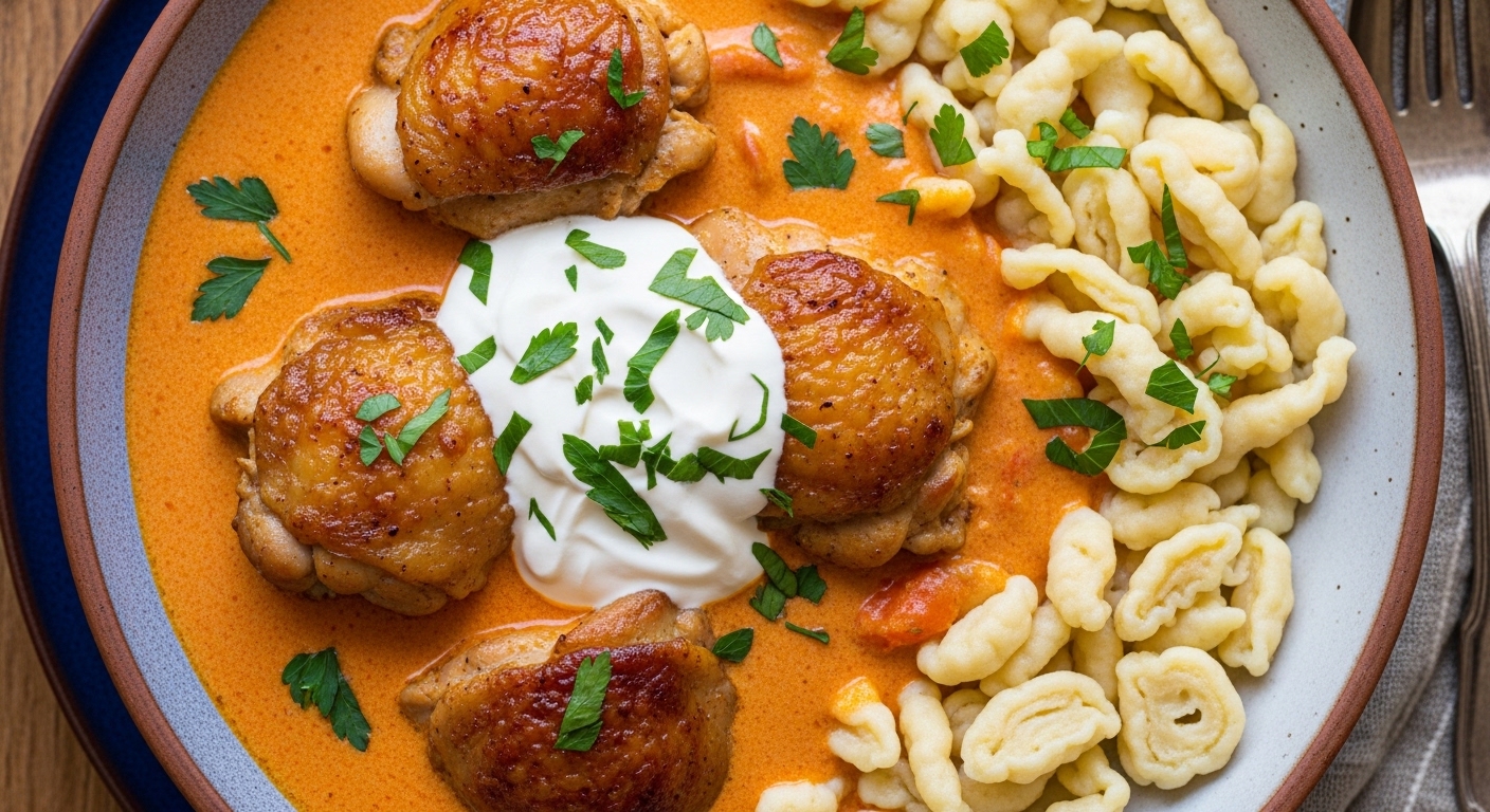 Chicken Paprikash: A Creamy, Comforting Hungarian Classic You’ll Want to Make Every Week