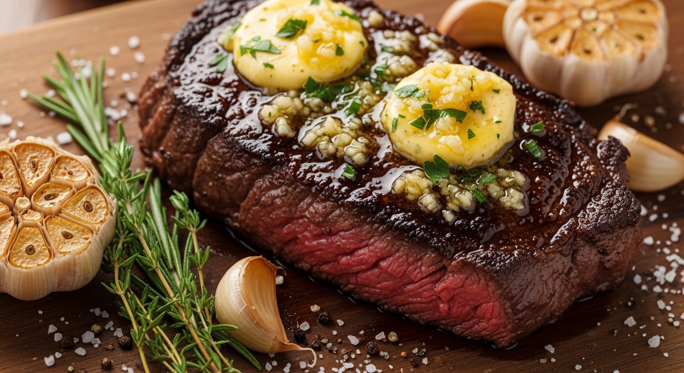 Keto Steak with Garlic Butter: The Perfect Low-Carb, High-Flavor Dish