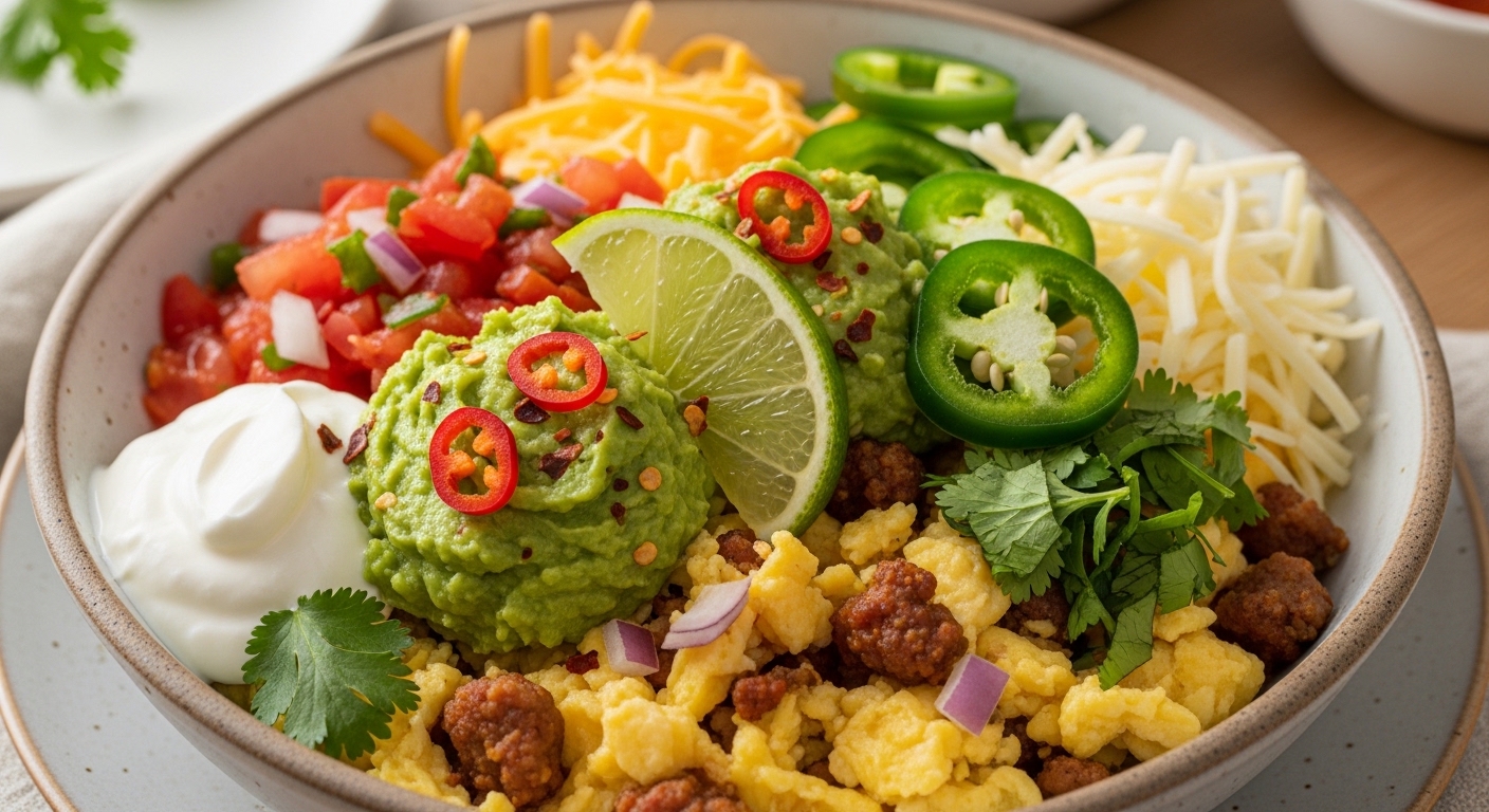 Keto Breakfast Burrito Bowl: The Perfect Low-Carb Morning Meal
