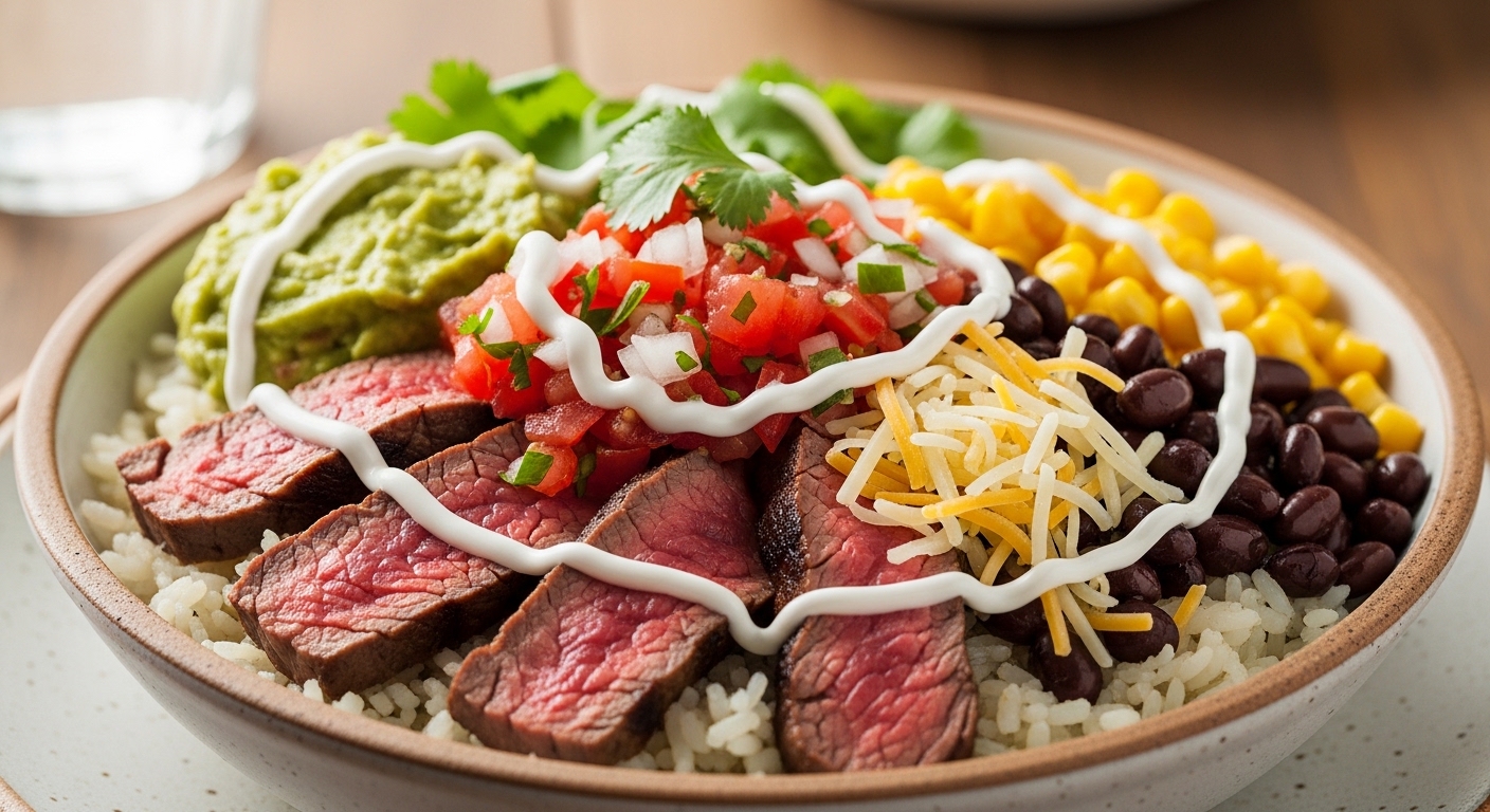 Steak Burrito Bowl: A Hearty, Flavor-Packed One-Bowl Wonder
