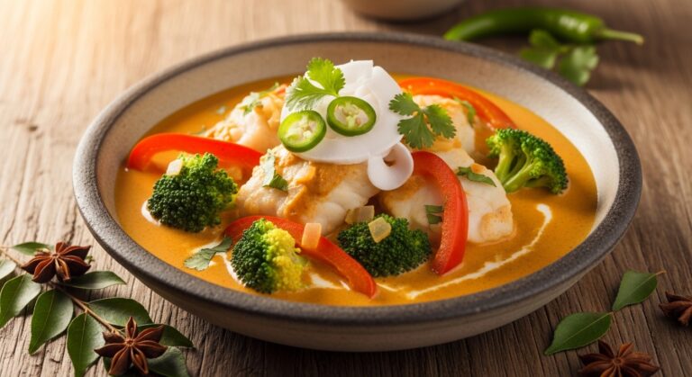 Keto Coconut Fish Curry: A Creamy, Low-Carb Delight