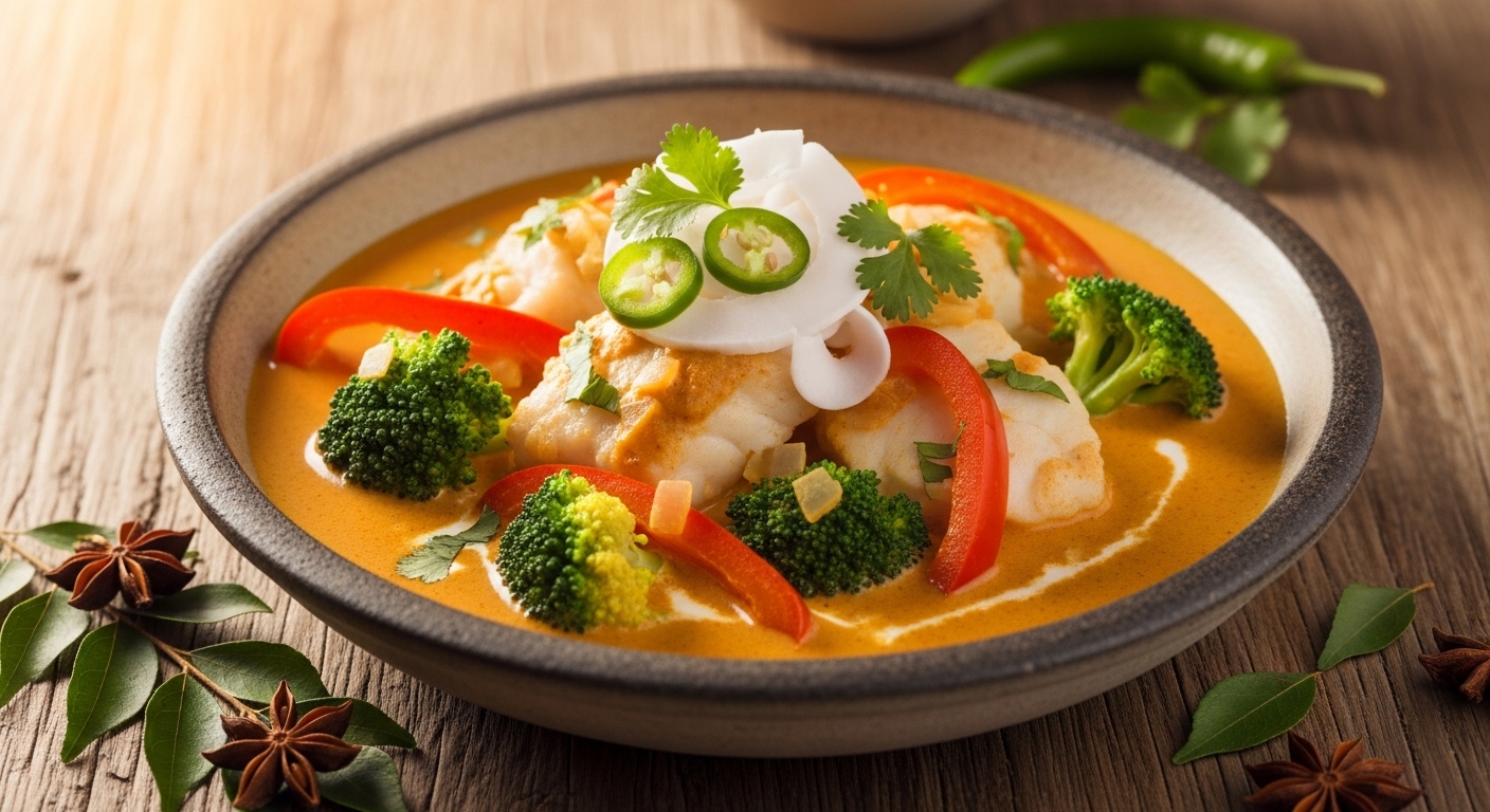 Keto Coconut Fish Curry: A Creamy, Low-Carb Delight