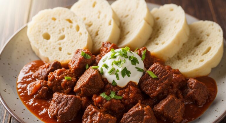 Prague Goulash Plate: A Hearty Czech Comfort Dish