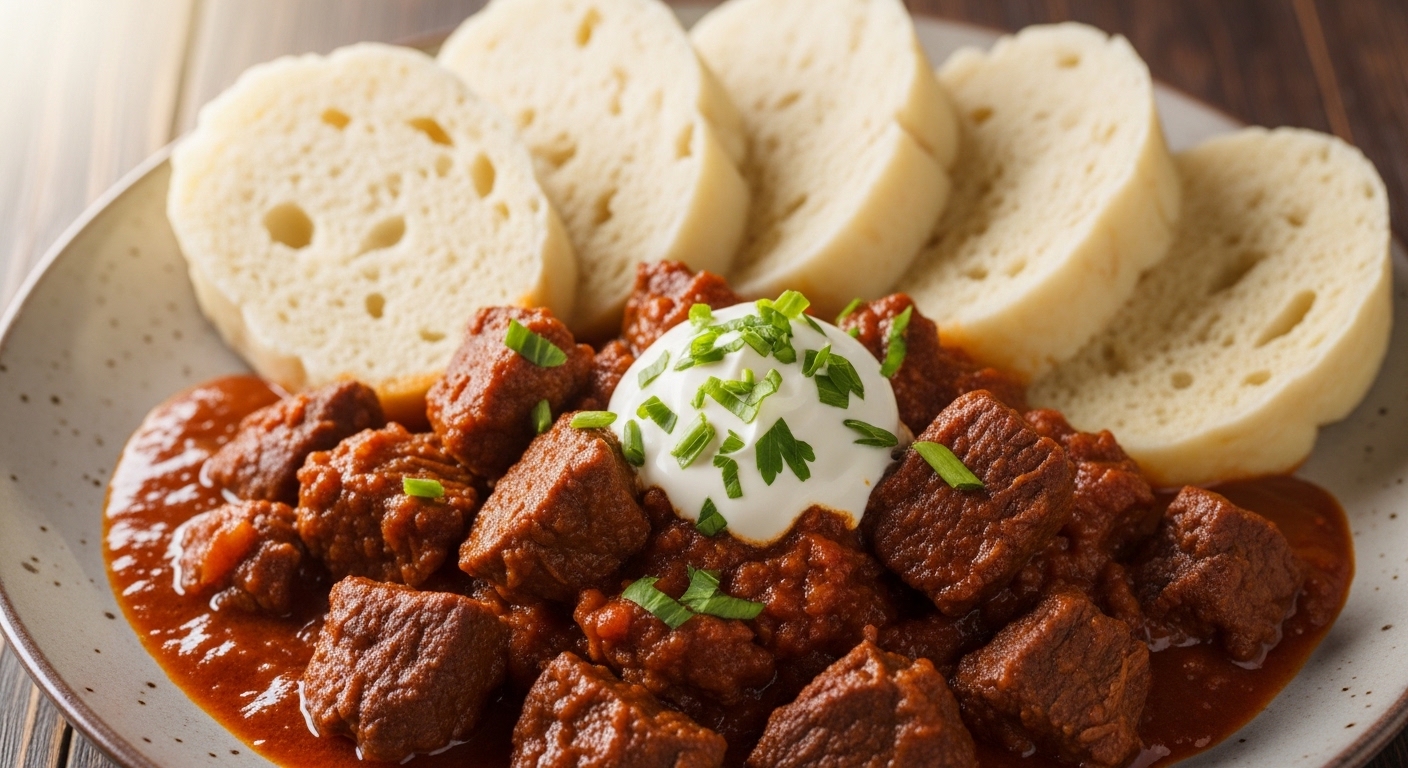 Prague Goulash Plate: A Hearty Czech Comfort Dish
