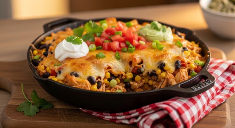 Chicken Taco Casserole: A Hearty One-Pan Mexican Feast