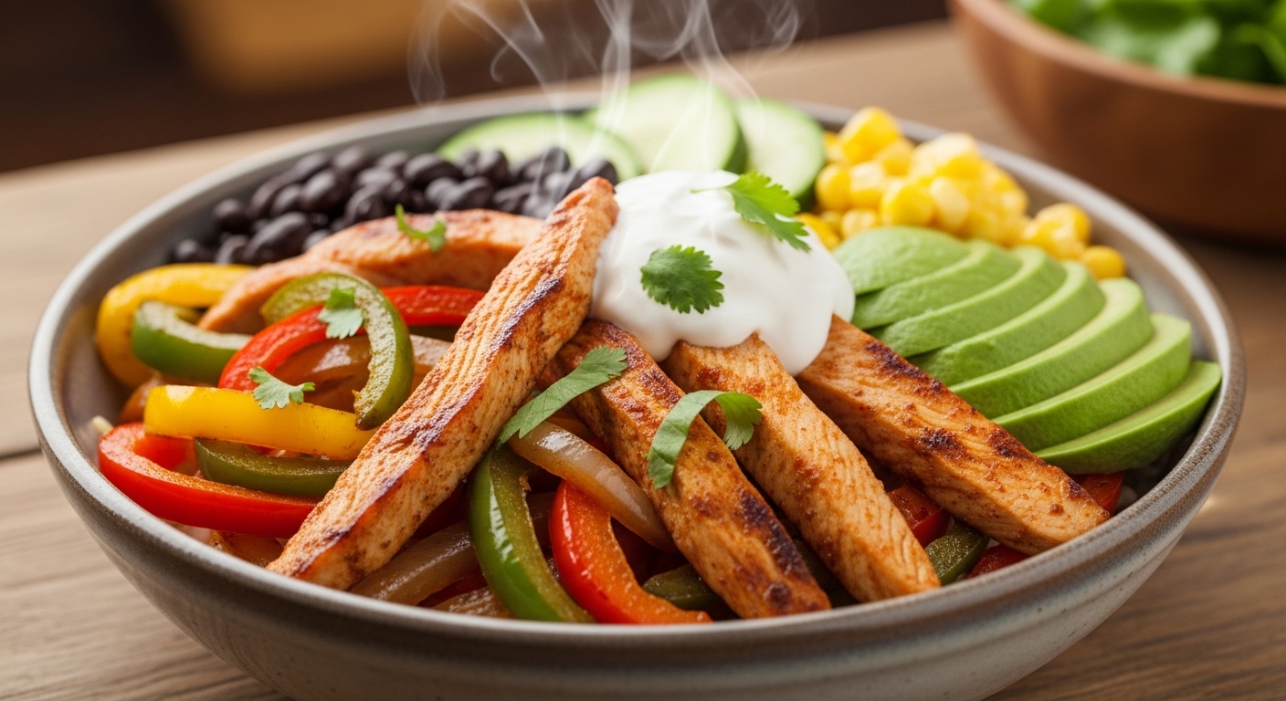 Fajita Chicken Bowl: A Flavor-Packed, One-Bowl Wonder You’ll Crave