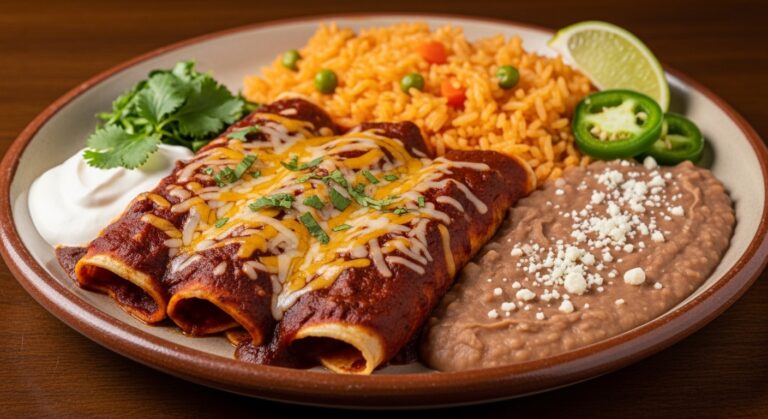 Enchilada Dinner Plate: A Flavor-Packed Mexican Feast You Can Make at Home
