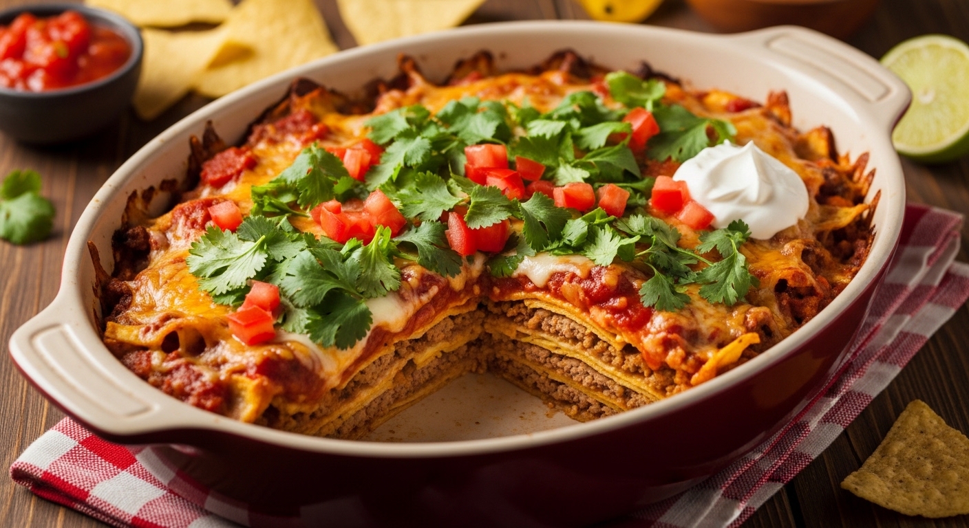 Taco Bake Casserole: A Hearty, One-Dish Mexican-Inspired Comfort Meal