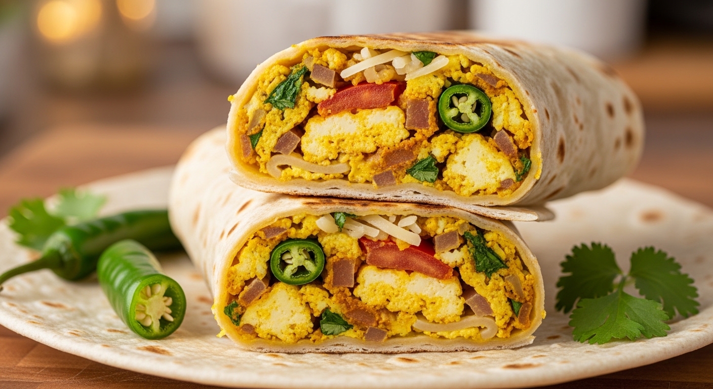 Keto Egg Bhurji Wrap: A Quick, Flavorful Low-Carb Breakfast