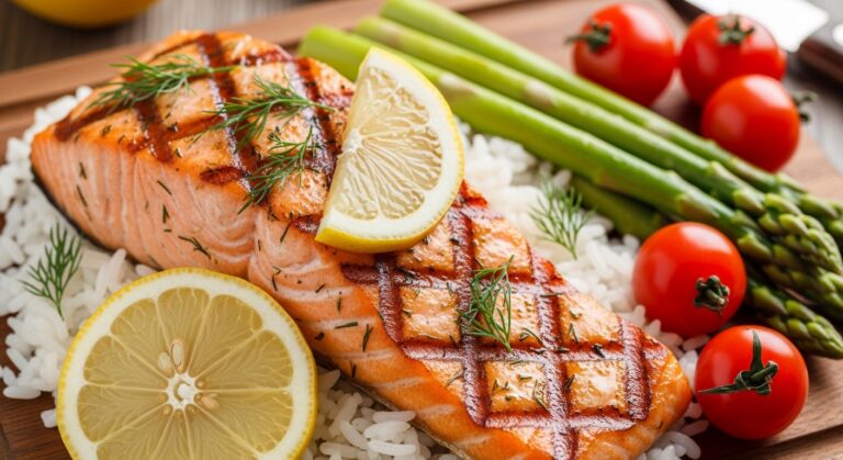 Grilled Salmon with Rice: A Flavorful, Healthy Meal You Can Make in 30 Minutes